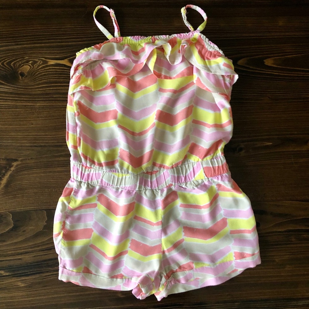 CHEROKEE | Ruffled Romper | Multicolored